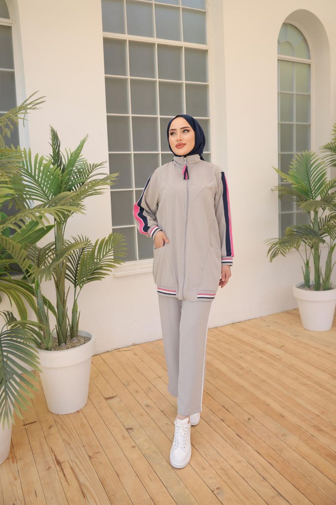 Tracksuit Set Cotton GRAY