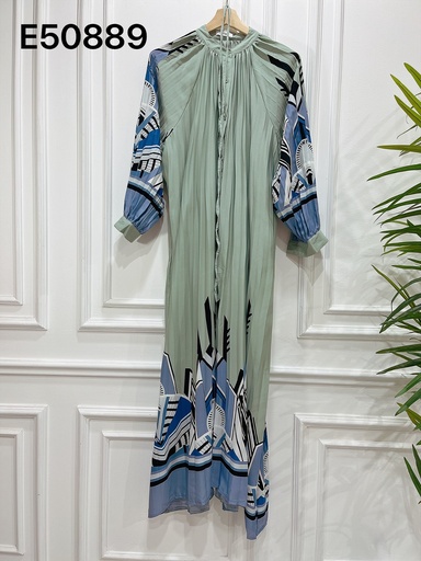 [112024-E50889] Hijabi Dress فستان محجبات  